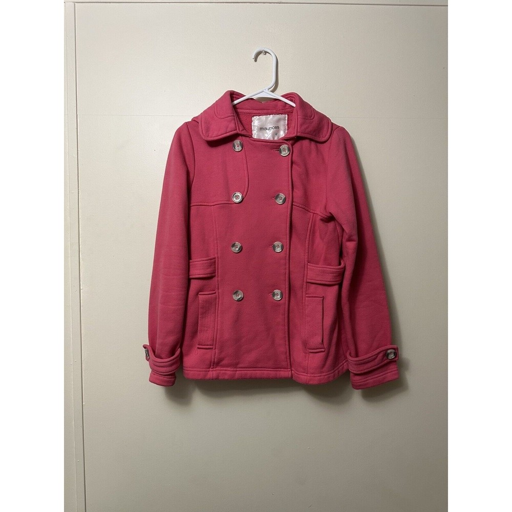 Maurices Pink Pea Coat Women’s Size S